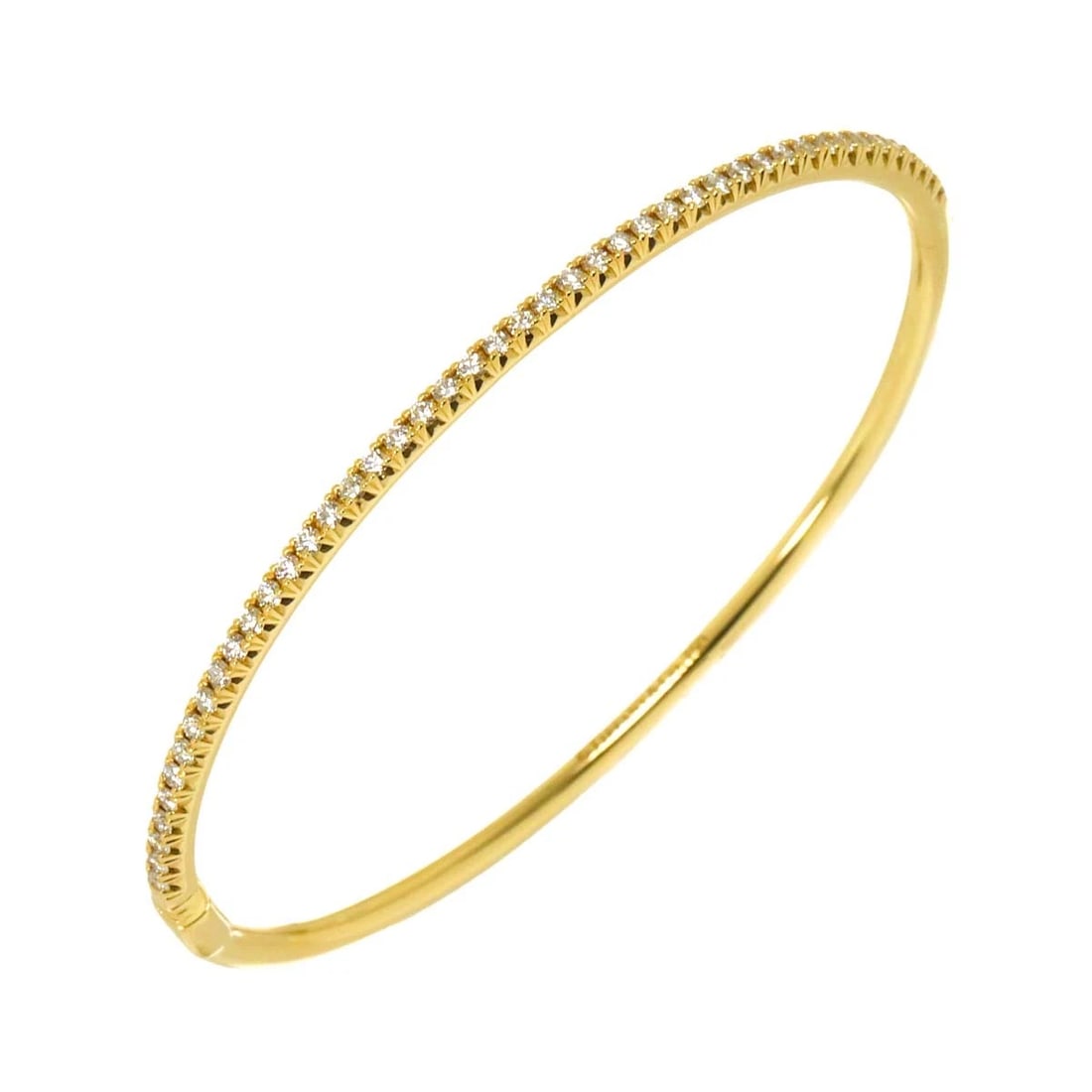 TIFFANY CO. METRO DIAMOND BRACELET 18K YELLOW GOLD 750: TIFFANY Co. Metro Diamond Bracelet 18K Yellow Gold 750 Brand: TIFFANY Co. Type: Bracelet Material: 18K Yellow Gold Main Stone Natural Color: Yellow Gold Size: Inner circumference 6.5inch