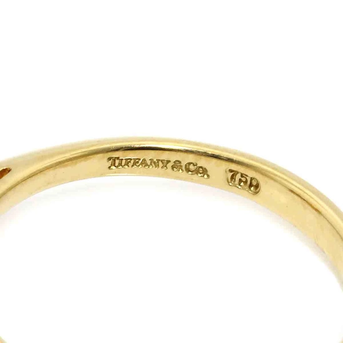 TIFFANY CO. RUBY DIAMOND RING 18K - 5