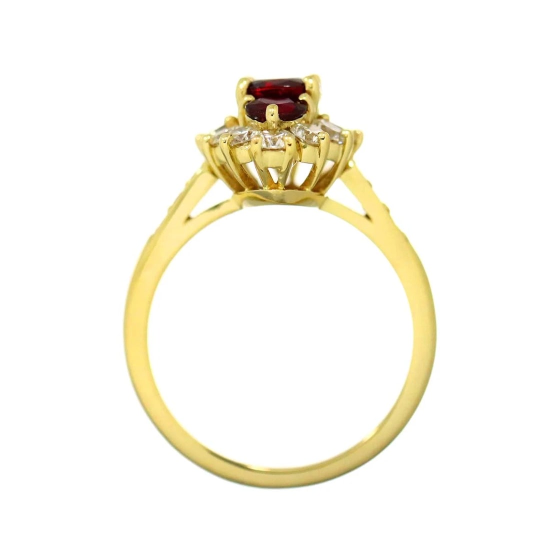 RUBY DIAMOND RING 18K - 6