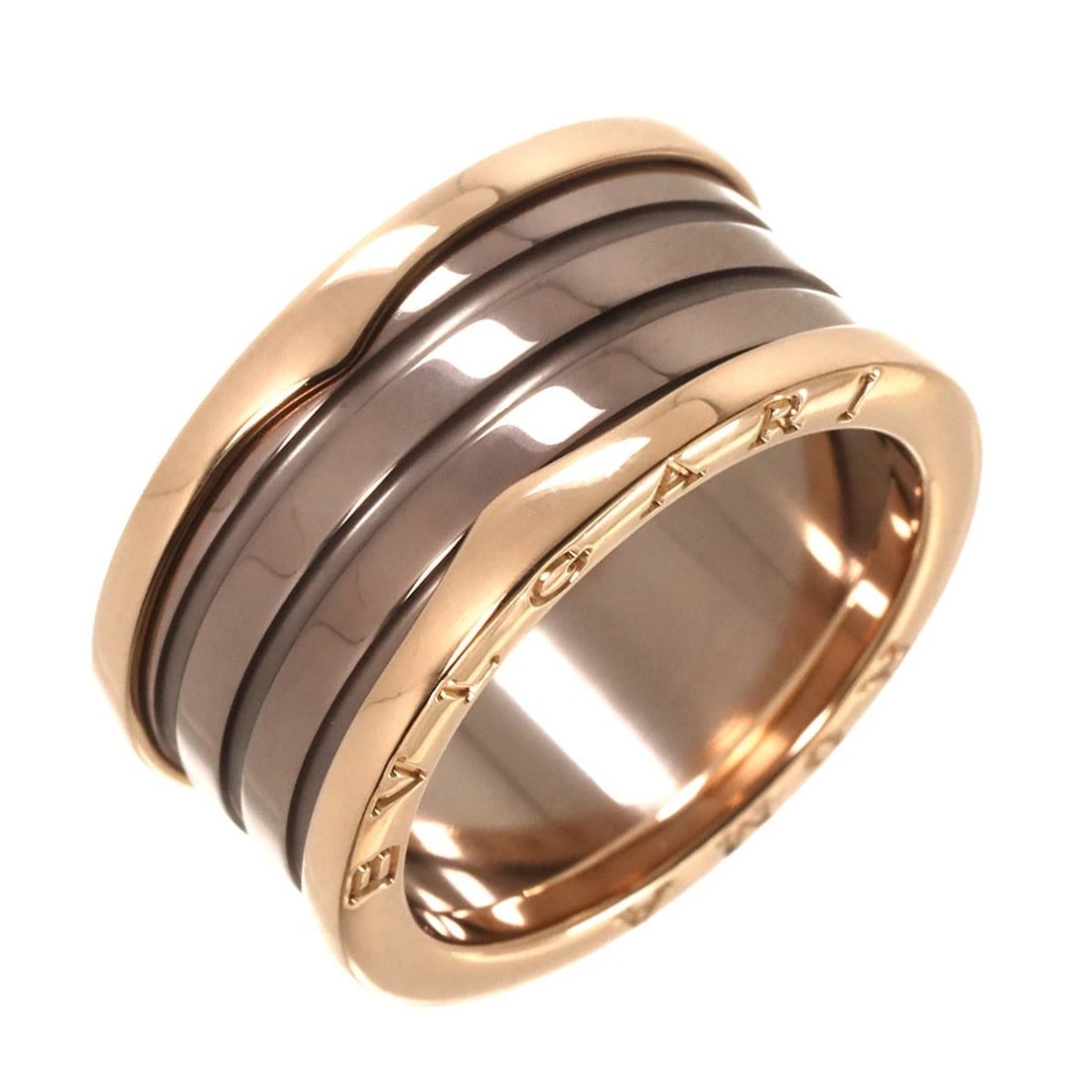 BVLGARI B-ZERO1 4BAND ROMA RING: BVLGARI B-ZERO1 4Band Roma Ring Brand: BVLGARI Type: Ring Material: 18K Gold Color: Gold Size: 63/9.5(US) Accessories: None Accessories Notice: When purchasing pre-owned goods, please refe