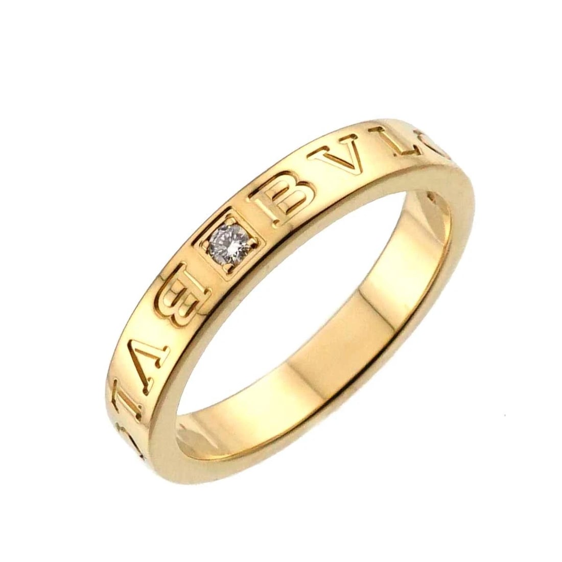 BVLGARI B-ZERO1 ESSENTIAL DIAMOND RING 18K YELLOW GOLD: BVLGARI B-ZERO1 Essential Diamond Ring 18K Yellow Gold Brand: BVLGARI Type: Ring Material: 18K Yellow Gold Main Stone Natural Color: Yellow Gold Size: 9(US) Accessories: None Accessories N