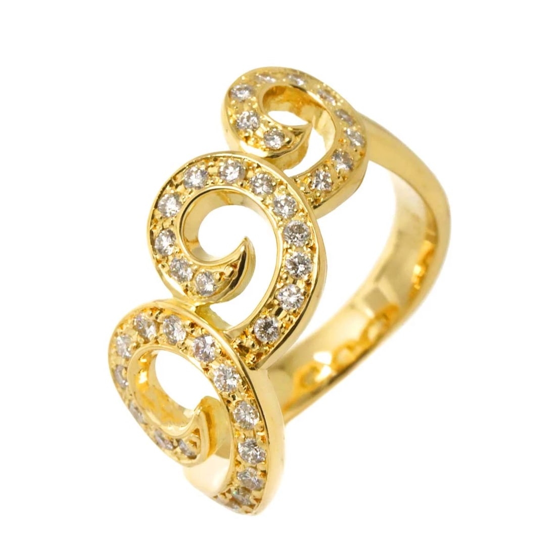 DIAMOND RING 18K YG YELLOW GOLD 750: Diamond Ring 18K YG Yellow Gold 750 Brand: Unbranded Type: Ring Material: 18K Yellow Gold Main Stone Natural Color: Yellow Gold Size: 5.75-6(US) Accessories: None Accessories Notice: When