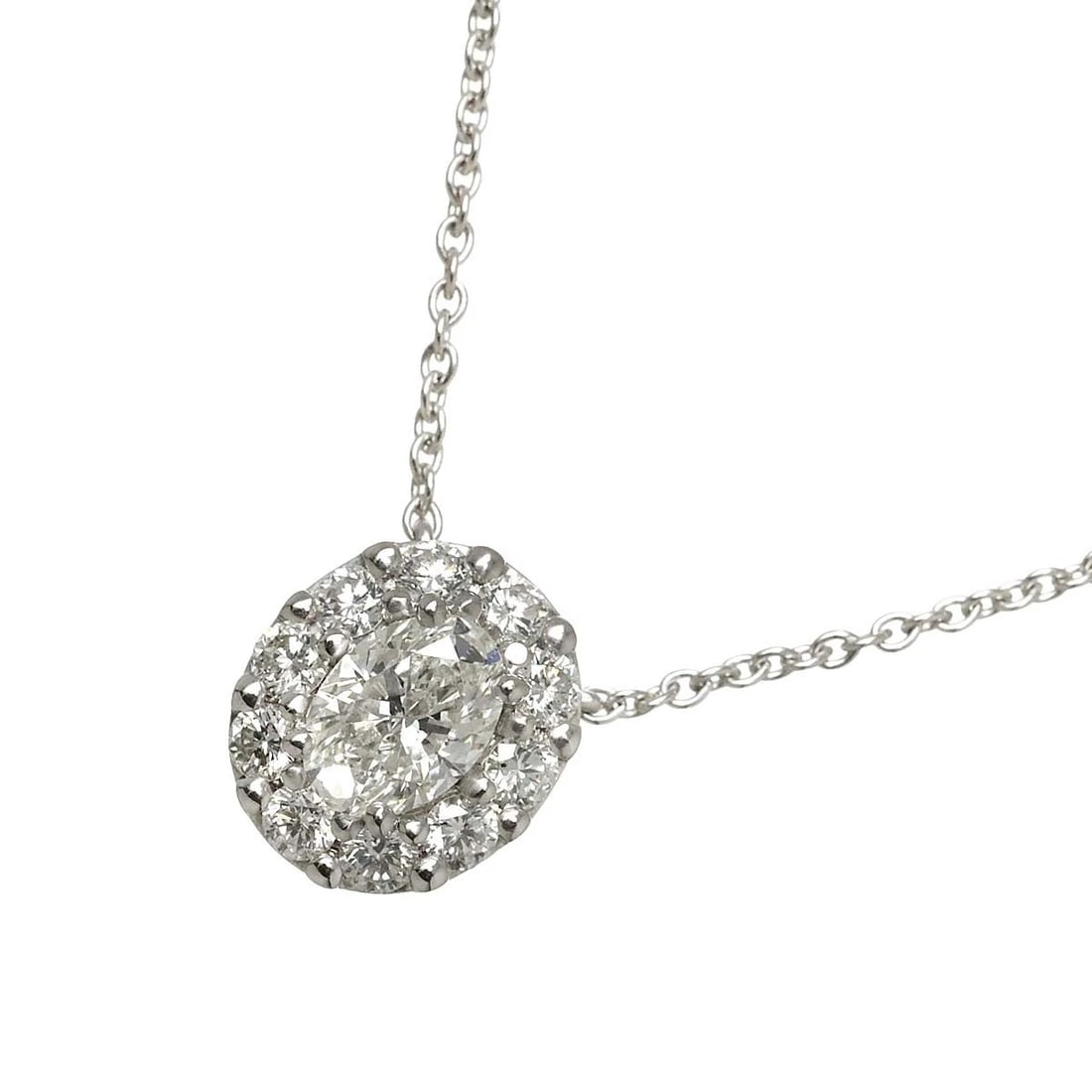GRAFF ICON DIAMOND NECKLACE 18K WG 750: GRAFF Icon Diamond Necklace 18K WG 750 Brand: GRAFF Type: Necklace Material: K18 White Gold Main Stone Natural Color: White Gold Size: internal circumference of the chain: 18.1inch