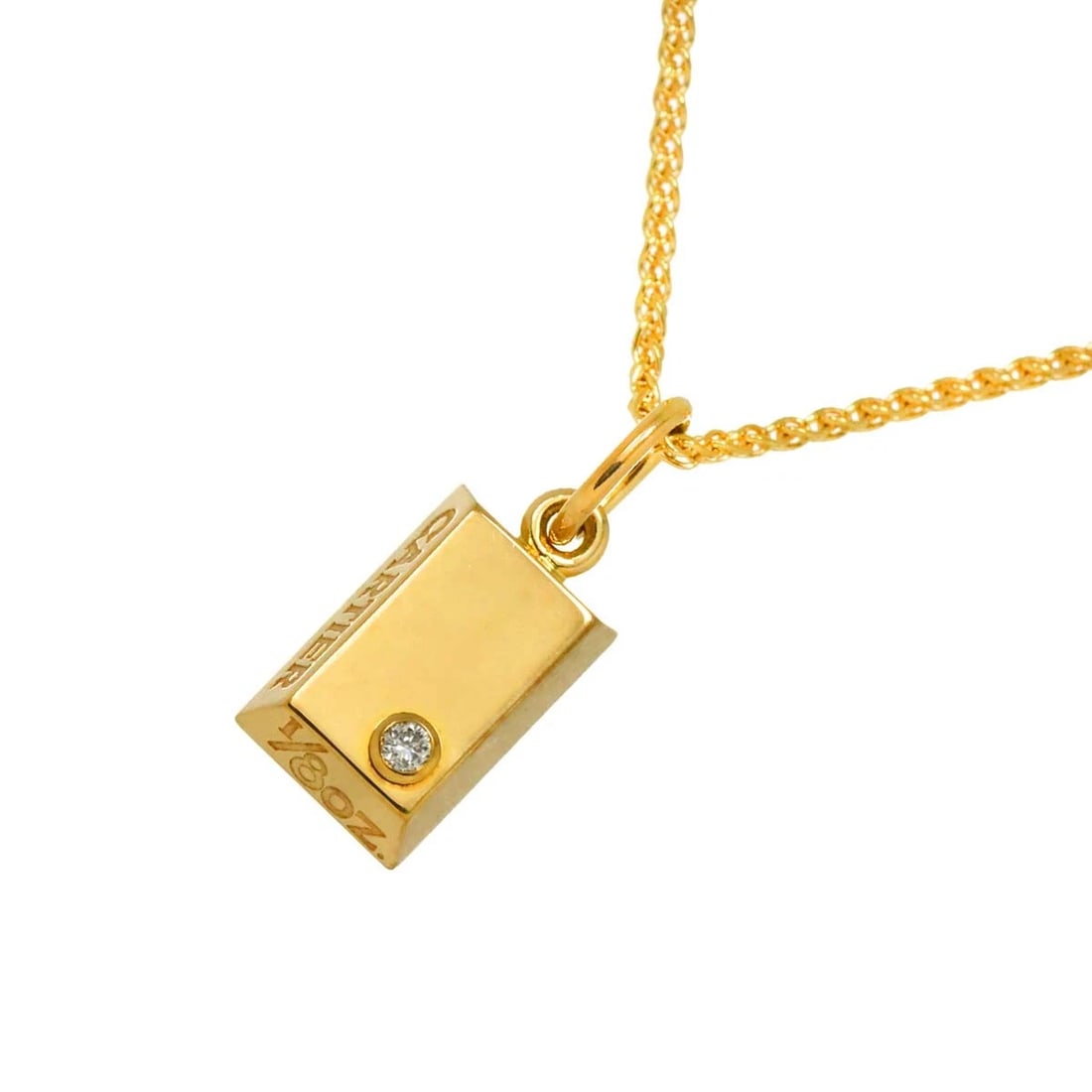 CARTIER DIAMOND NECKLACE 18K YELLOW GOLD 750 (1 of 4)