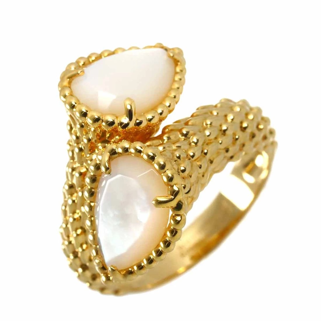BOUCHERON SERPENT BOHEME MOTHEROFPEARL RING 18K YG (1 of 3)