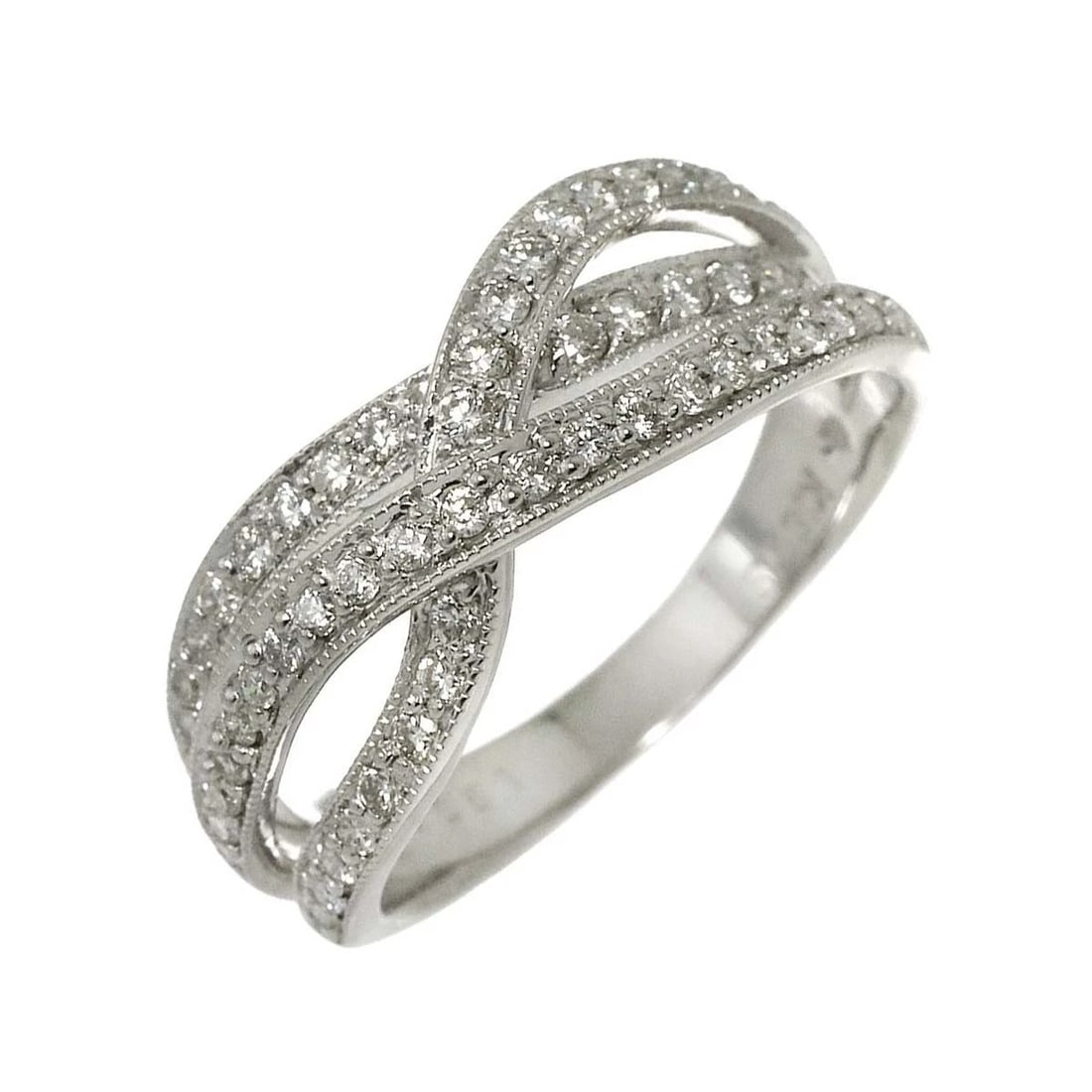 DIAMOND RING 18K K18 WG WHITE GOLD: Diamond Ring 18K K18 WG White Gold Brand: Unbranded Type: Ring Material: 18K White Gold Main Stone Natural Color: White Gold Size: 6.25-6.5(US) Accessories: None Accessories Notice: When p