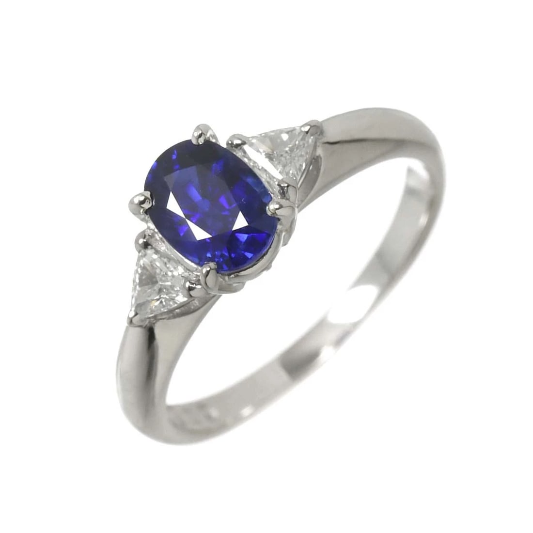 TASAKI SAPPHIRE DIAMOND RING PLATINUM (1 of 2)