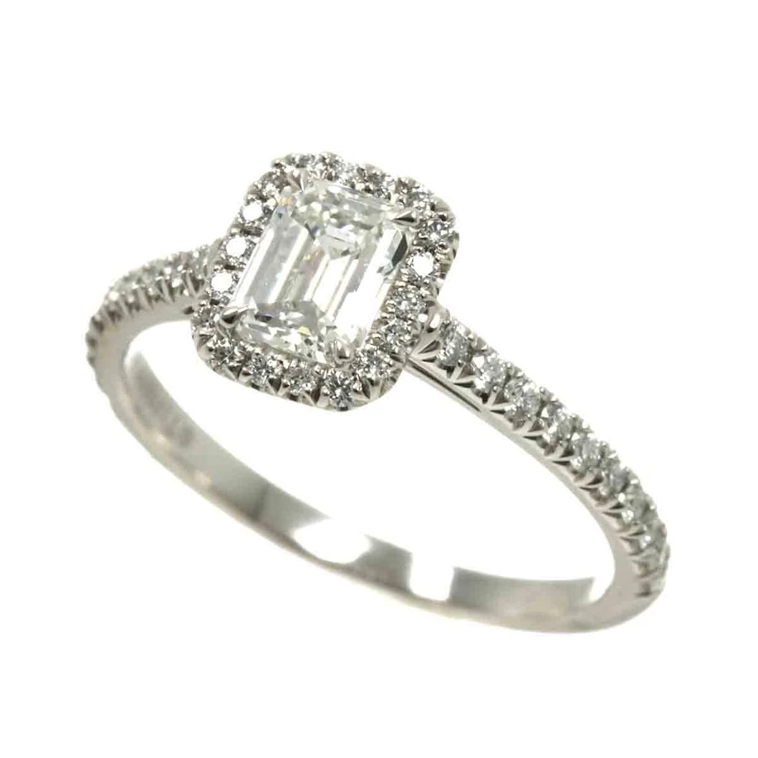TIFFANY CO. DIAMOND RING PLATINUM - 4