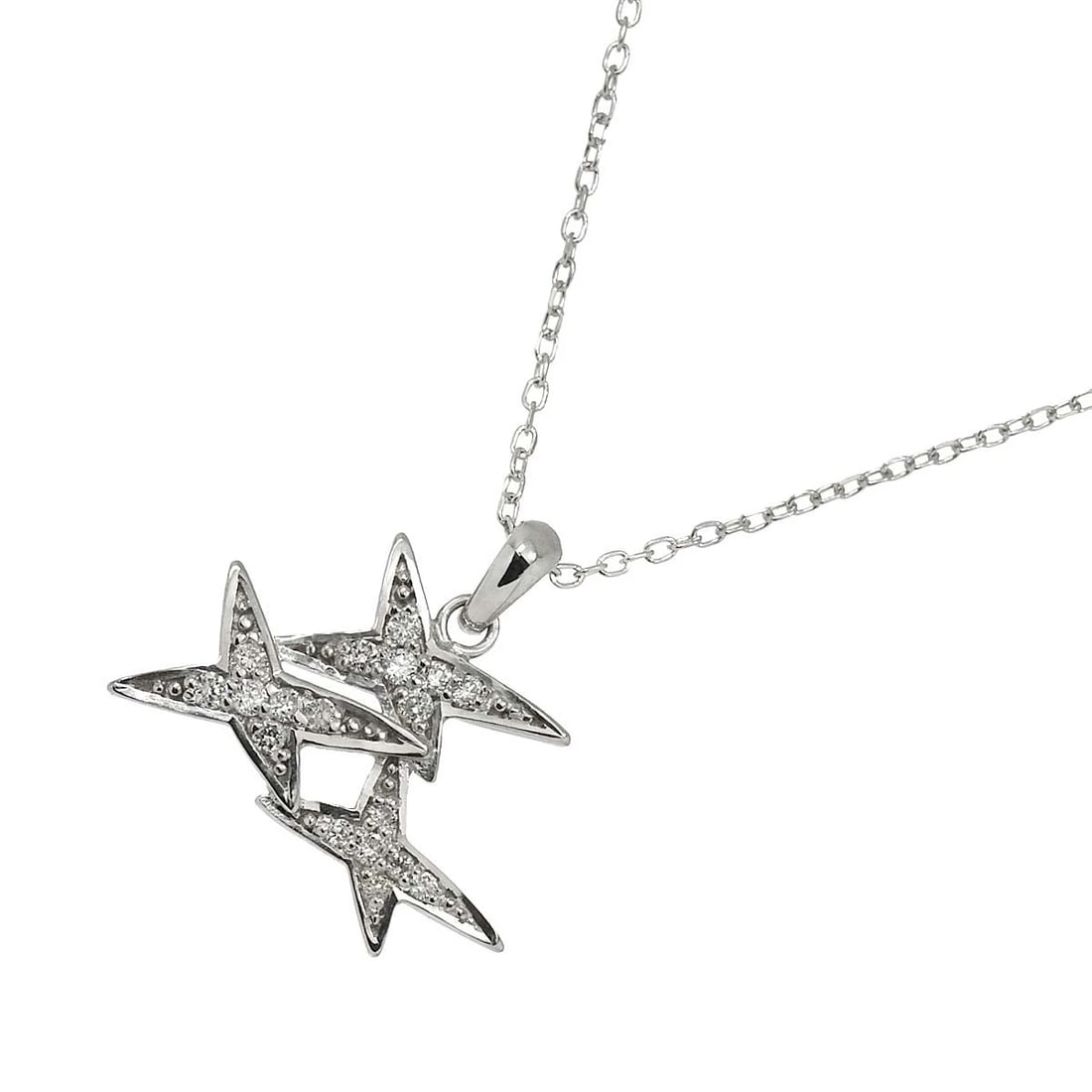 MAUBOUSSIN A JAMAIS MON ETOILE DIAMOND NECKLACE: MAUBOUSSIN A Jamais Mon Etoile Diamond Necklace Brand: MAUBOUSSIN Type: Necklace Material: 18K White Gold Main Stone Natural Color: White Gold Size: internal circumference of the