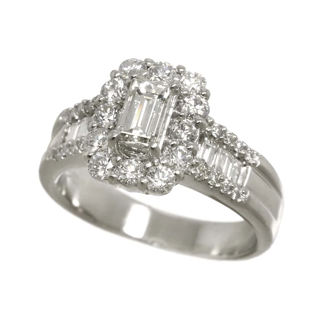 DIAMOND RING PT PLATINUM - 3