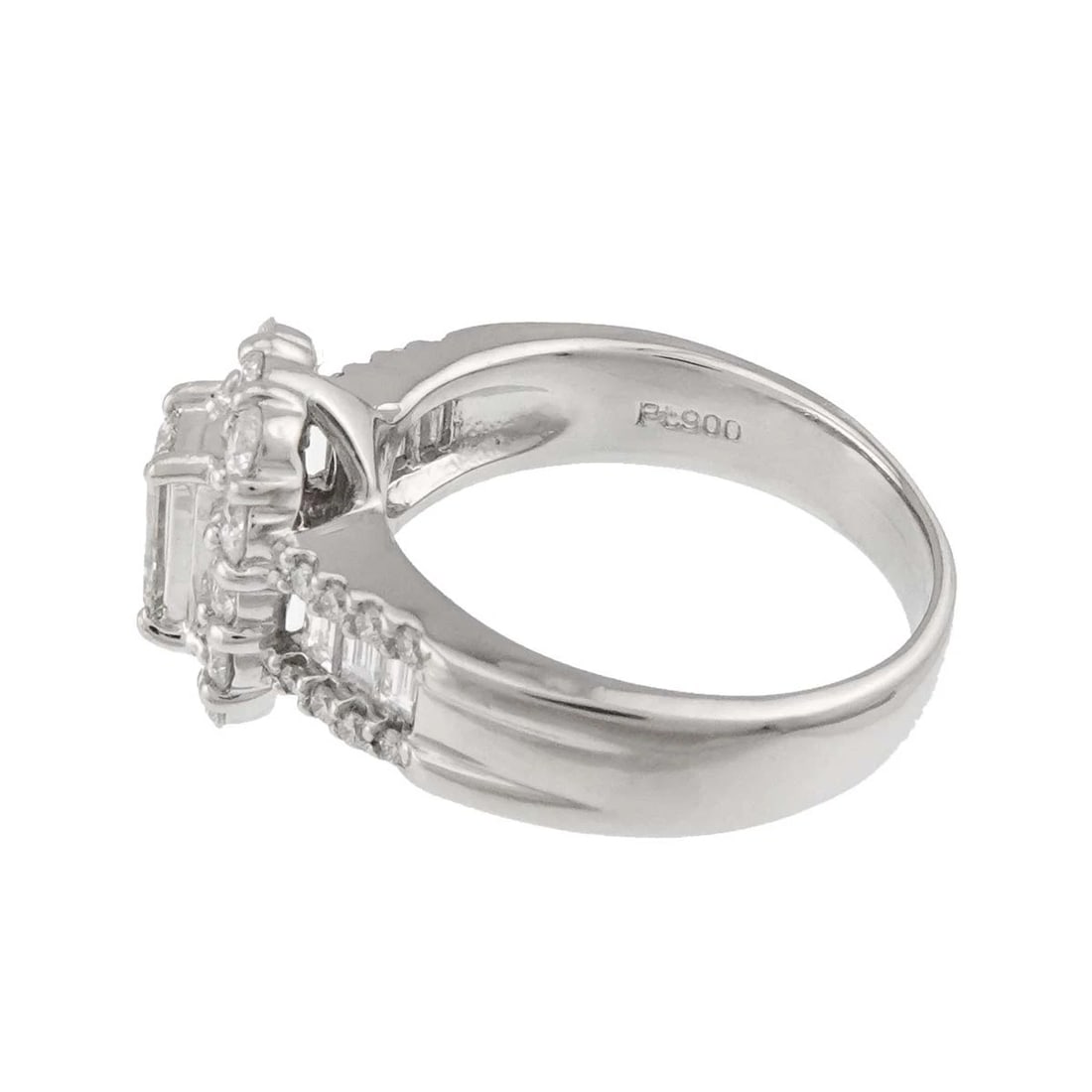 DIAMOND RING PT PLATINUM - 4