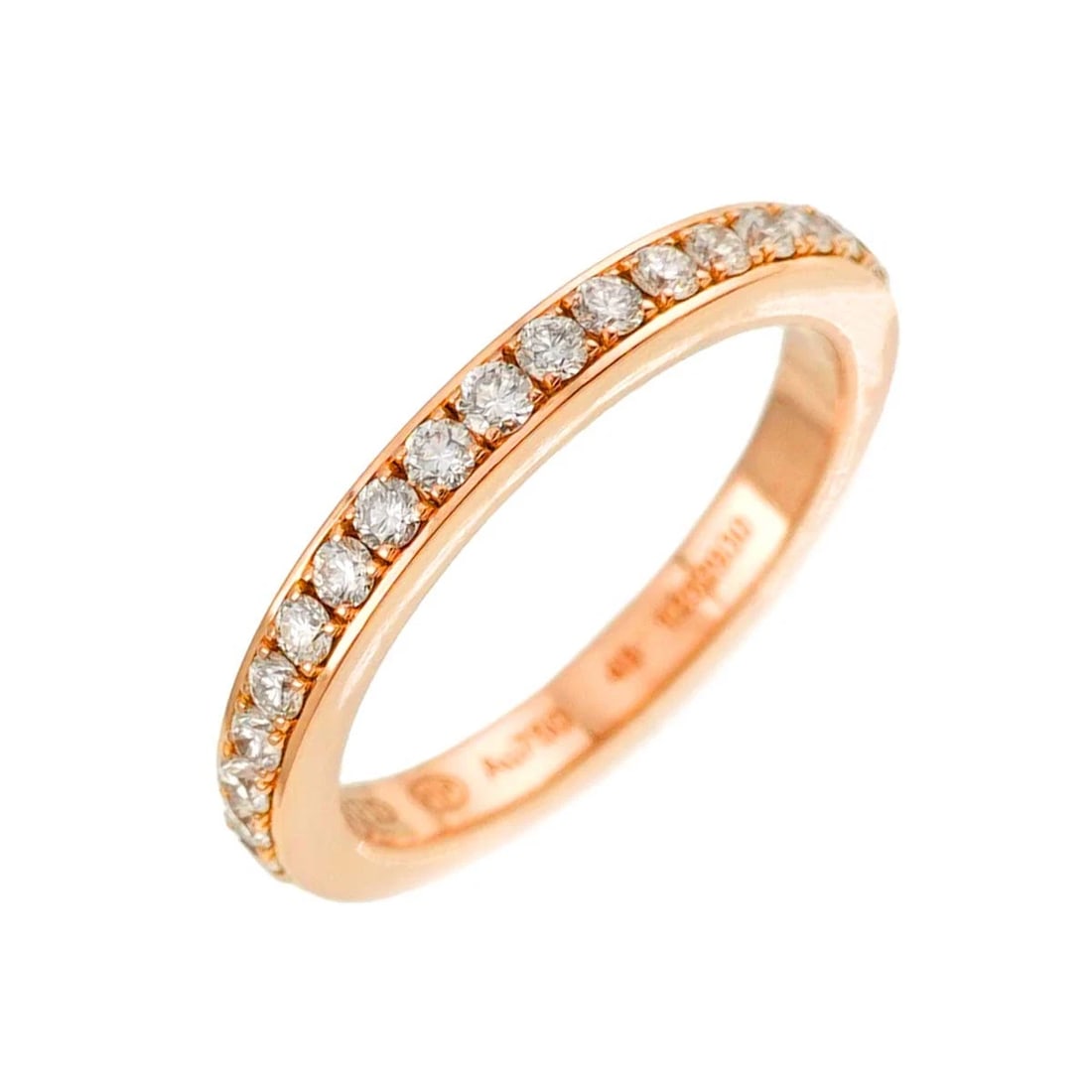 FRED FORCE 10 DUO HALF DIAMOND RING 18K PINK GOLD (1 of 3)