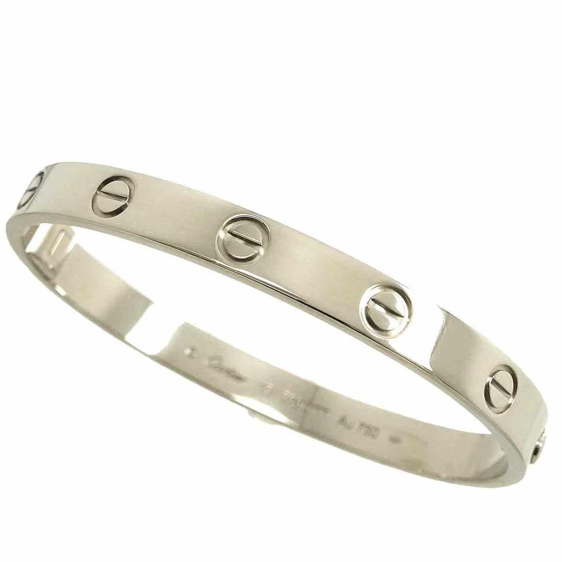 CARTIER LOVE BRACELET 18K WHITE GOLD 750 (1 of 2)