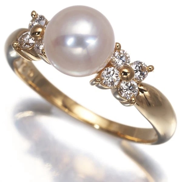TASAKI RING AKOYA PEARL: TASAKI Ring Akoya Pearl Brand: TASAKI Type: Ring Material: Metal Yellow Gold Color: Yellow Gold Size: US5 Accessories: None Accessories Notice: When purchasing pre-owned goods, please refer