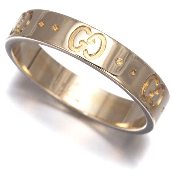 GUCCI RING ICON THIN 18K 750 YELLOW GOLD (1 of 3)