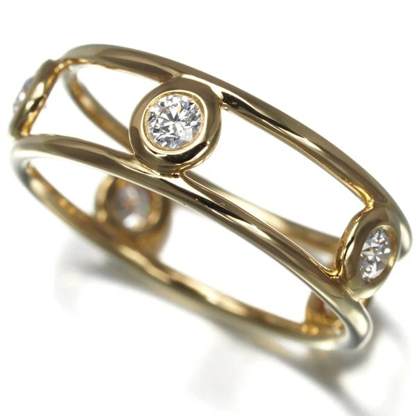 TIFFANY&CO. RING DIAMONDS: Tiffany&Co. Ring Diamonds Brand: Tiffany & Co. Type: Ring Material: Metal Yellow Gold Main Stone Natural Color: Yellow Gold Size: US4.75 Accessories: None Accessories Notice: When purchasing