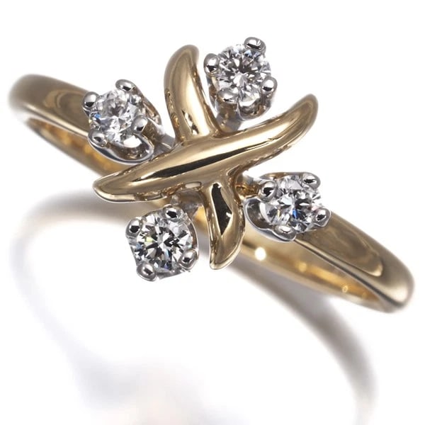 TIFFANY&CO. RING: Tiffany&Co. Ring Brand: Tiffany & Co. Type: Ring Material: Metal Yellow Gold Main Stone Natural Color: Yellow Gold Size: US6.5-6.75 Accessories: None Accessories Notice: When purchasing