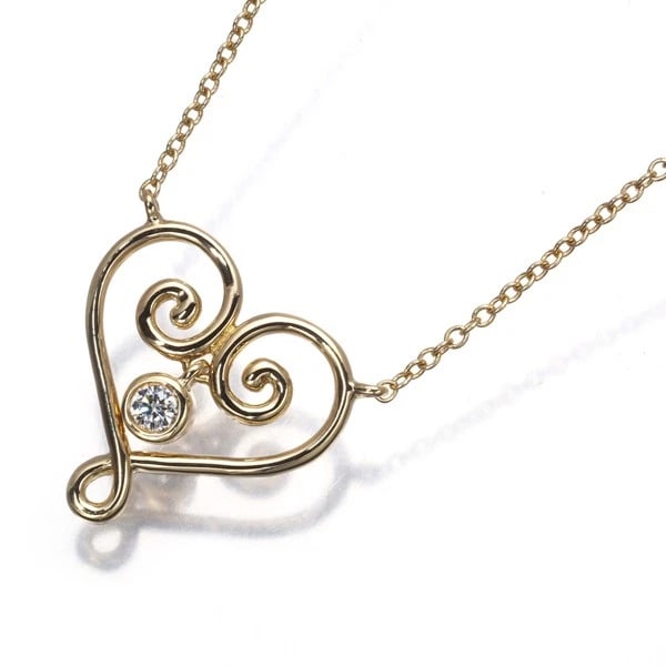 TIFFANY&CO. NECKLACE DIAMOND: Tiffany&Co. Necklace Diamond Brand: Tiffany & Co. Type: Necklace Material: Metal Yellow Gold Main Stone Natural Color: Yellow Gold Size: Necklace length: 40cm Accessories: None Accessories