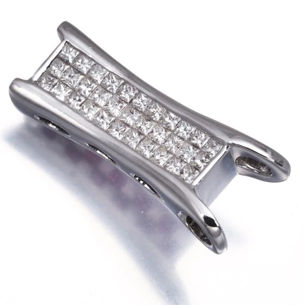 DIAMOND RUBY REVERSIBLE PENDANT - 4