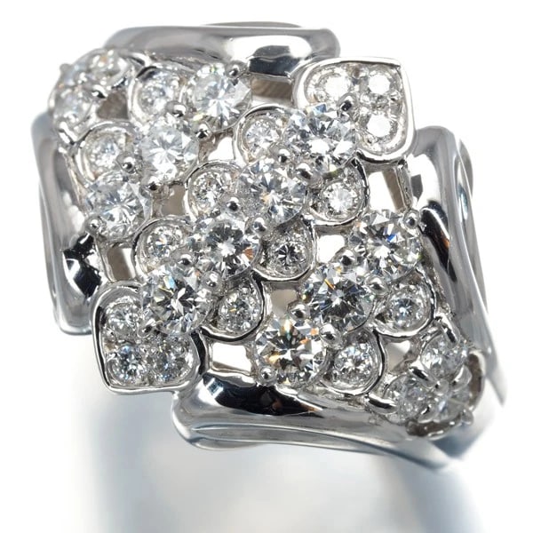 MITSUKOSHI RING DIAMOND: MITSUKOSHI Ring Diamond Brand: MITSUKOSHI Type: Ring Material: Metal Platinum Main Stone Natural Color: Platinum Size: US6 - 6.25 Accessories: None Accessories Notice: When purchasing