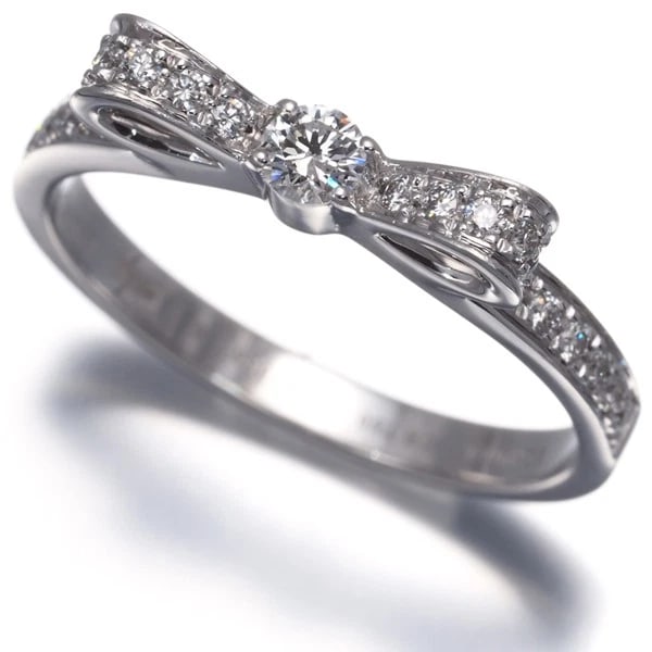 CHANEL RING DIAMOND: CHANEL Ring Diamond Brand: CHANEL Type: Ring Material: Metal White Gold Main Stone Natural Color: White Gold Size: US6 - 6.25 Accessories: None Accessories Notice: When purchasing pre-owne