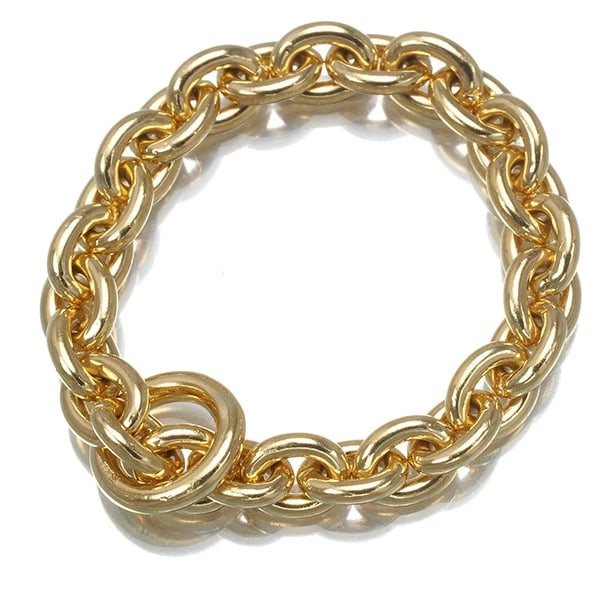 HIROTAKA RING CHAIN 18K 750 YELLOW GOLD: Hirotaka Ring Chain 18K 750 Yellow Gold Brand: Hirotaka Type: Ring Material: Metal Yellow Gold Color: Yellow Gold Size: US9.25-9.5 Accessories: None Accessories Notice: When purchasing