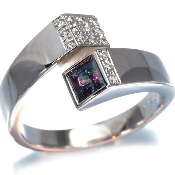 GEMCEREY RING ALEXANDRITE DIAMOND - 2