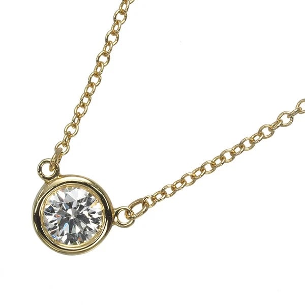 TIFFANY&CO. NECKLACE DIAMOND: Tiffany&Co. Necklace Diamond Brand: Tiffany & Co. Type: Necklace Material: Metal Yellow Gold Main Stone Natural Color: Yellow Gold Size: Necklace length: 42cm Accessories: None Accessories