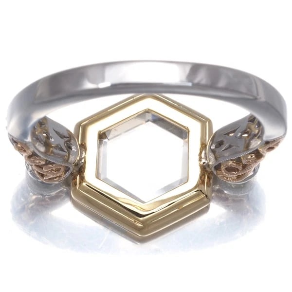 DIAMOND POLKI RING 18K - 3