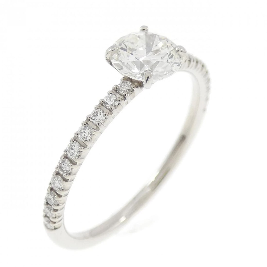 CARTIER ETANSEL RING: Cartier Etansel Ring Brand: Cartier Type: Ring Material: Platinum 950 Main Stone Natural Color: H Clarity VS2 Size: 4.5-5 (US size) Accessories: None Accessories Notice: When purchasing