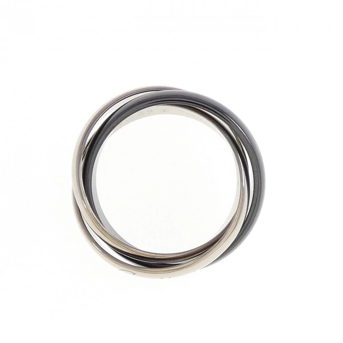 CARTIER TRINITY BLACK & WHITE RING (1 of 2)