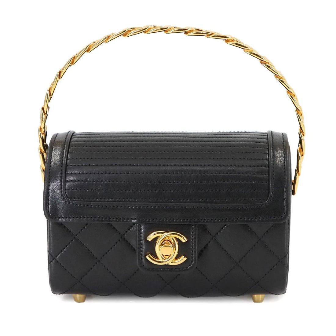 CHANEL MATELASSE TOP HANDLE FLAP HAND BAG (1 of 6)