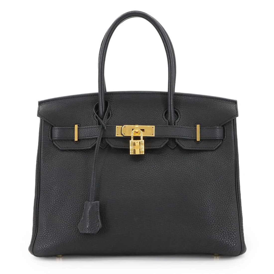 HERMES BIRKIN 30 VEAU TOGO BLACK HAND BAG PURSE (1 of 9)