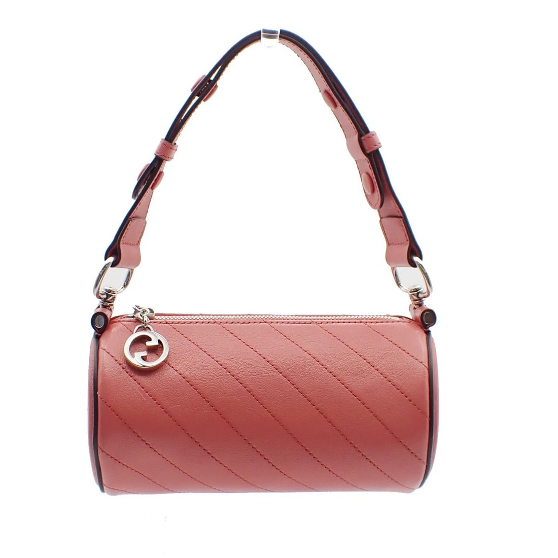 GUCCI BLONDIE INTERLOCKING G SMALL SHOULDER BAG LEATHER PINK (1 of 9)