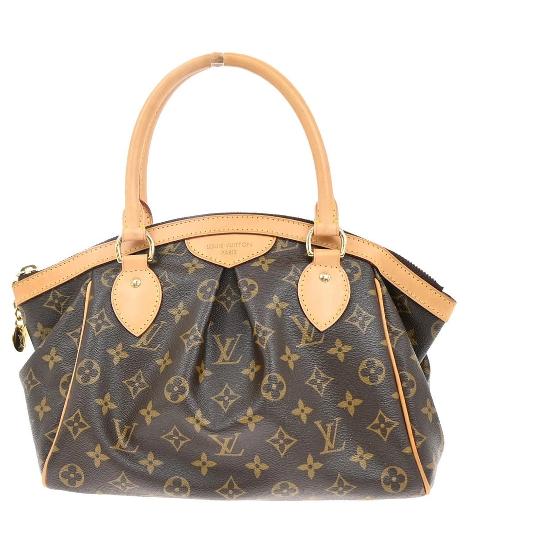 LOUIS VUITTON TIVOLI PM HANDBAG MONOGRAM LEATHER FRANCE BROWN (1 of 12)
