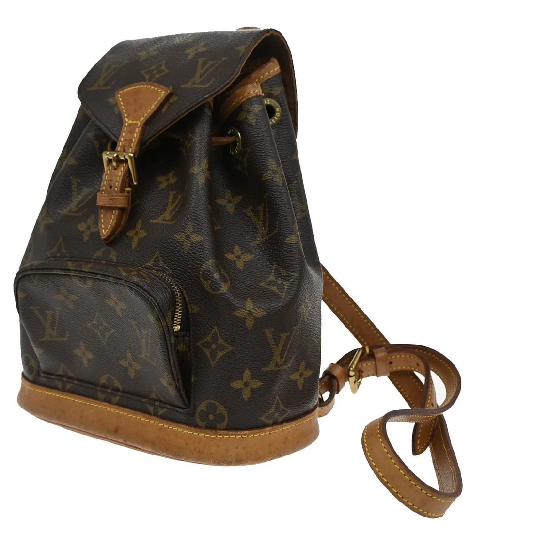 LOUIS VUITTON MINI MONTSOURIS BACKPACK BAG MONOGRAM LEATHER (1 of 9)