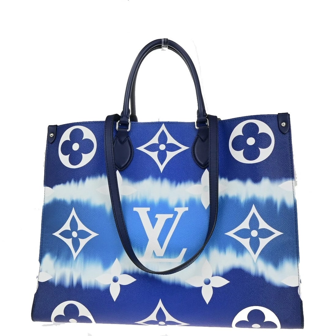 LOUIS VUITTON ONTHEGO GM 2WAY HAND BAG MONOGRAM ESCALE BLUE (1 of 12)