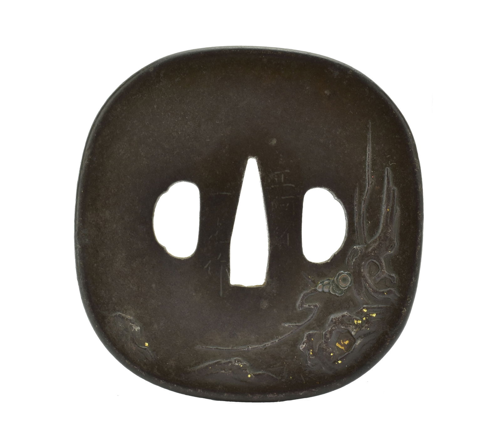 GENUINE AUTHENTIC TSUBA: Genuine Authentic Tsuba Description: Genuine Authentic Tsuba. Size: None Accessories: None Accessories Notice: When purchasing pre-owned goods, please refer to the photos of the items to check the i