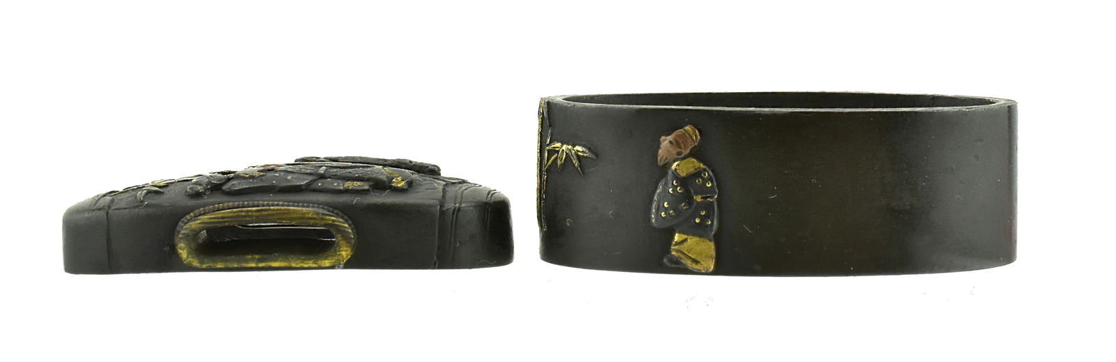 AUTHENTIC KINKO FUCHI KASHIRA: Authentic Kinko Fuchi Kashira Description: Authentic Kinko Fuchi Kashira Size: None Accessories: None Accessories Notice: When purchasing pre-owned goods, please refer to the photos of the items