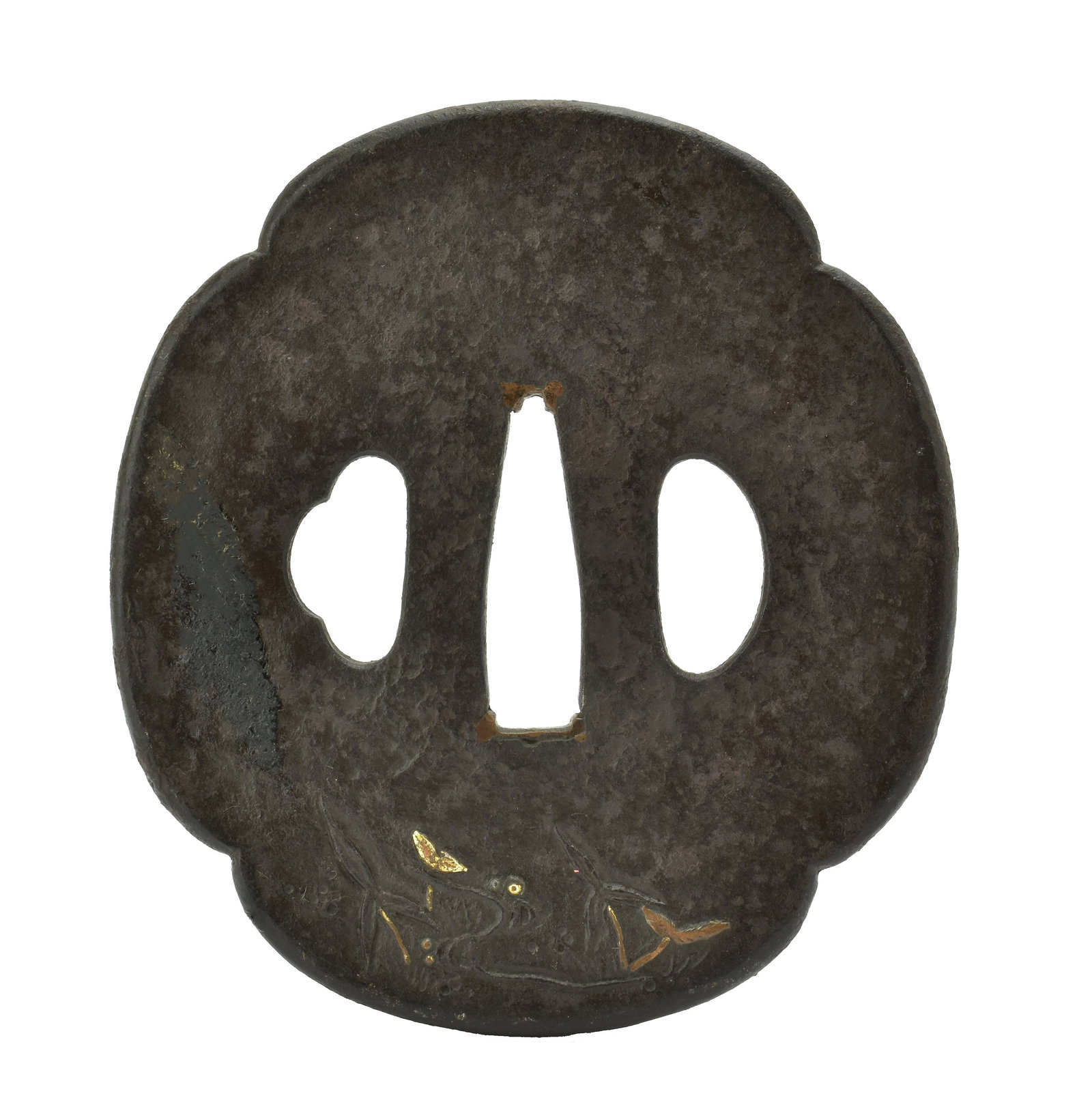 GENUINE AUTHENTIC TSUBA: Genuine Authentic Tsuba Description: Genuine Authentic Tsuba. Size: None Accessories: None Accessories Notice: When purchasing pre-owned goods, please refer to the photos of the items to check the i