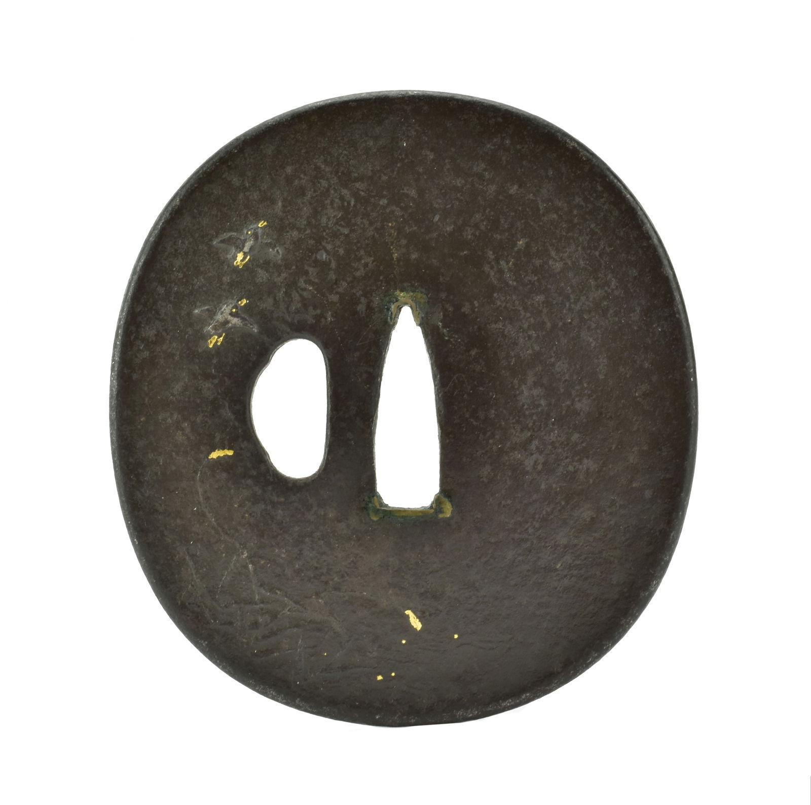 AUTHENTIC JAPANESE TSUBA: Authentic Japanese Tsuba Description: Authentic Japanese Tsuba Size: None Accessories: None Accessories Notice: When purchasing pre-owned goods, please refer to the photos of the items to check the