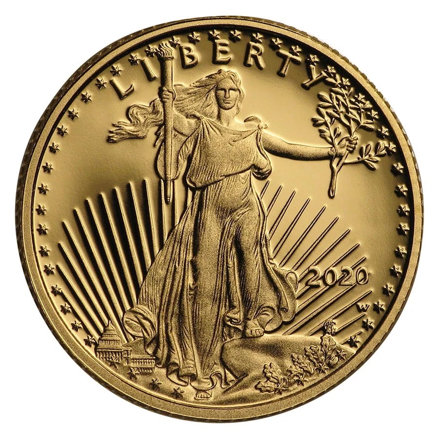 2020-W 4-COIN PROOF AMERICAN GOLD EAGLE SET (1 of 8)