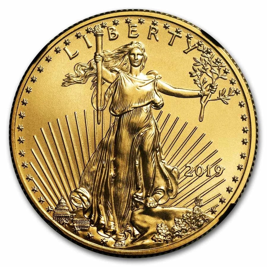 2019 1/2 OZ AMERICAN GOLD EAGLE (1 of 2)