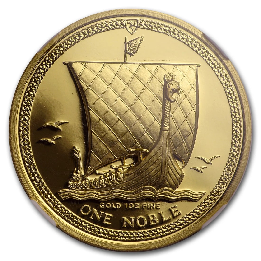 1994 ISLE OF MAN 1 OZ GOLD NOBLE HIGH RELIEF: 1994 Isle of Man 1 oz Gold Noble High Relief Brand : Pobjoy Mint Year : 1994 Denomination : 1 Noble Fineness : 0.999 Country of Origin/Country/Region of Manufacture : Isle of Man Coin : None <