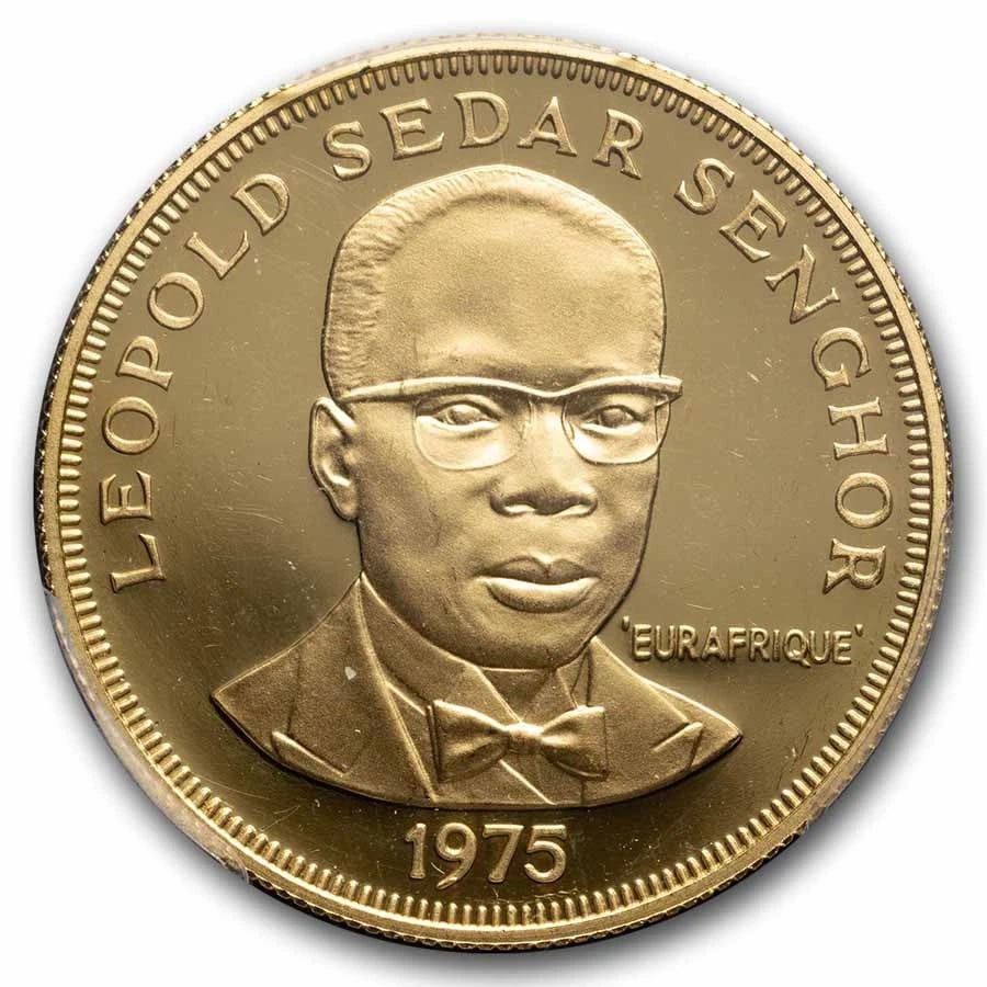 1975 SENEGAL PROOF GOLD 1000 FRANCS EURAFRIQUE: 1975 Senegal Proof Gold 1000 Francs Eurafrique Brand : Not Specified Year : 1975 Denomination : 1,000 Francs Fineness : 0.917 Country of Origin/Country/Region of Manufacture : Senegal Coin :