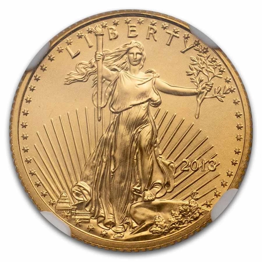 2013 1/10 OZ AMERICAN GOLD EAGLE (1 of 2)