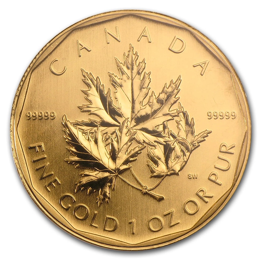 2007 CANADA 1 OZ GOLD MAPLE LEAFBU (W/ASSAY CARD) (1 of 2)