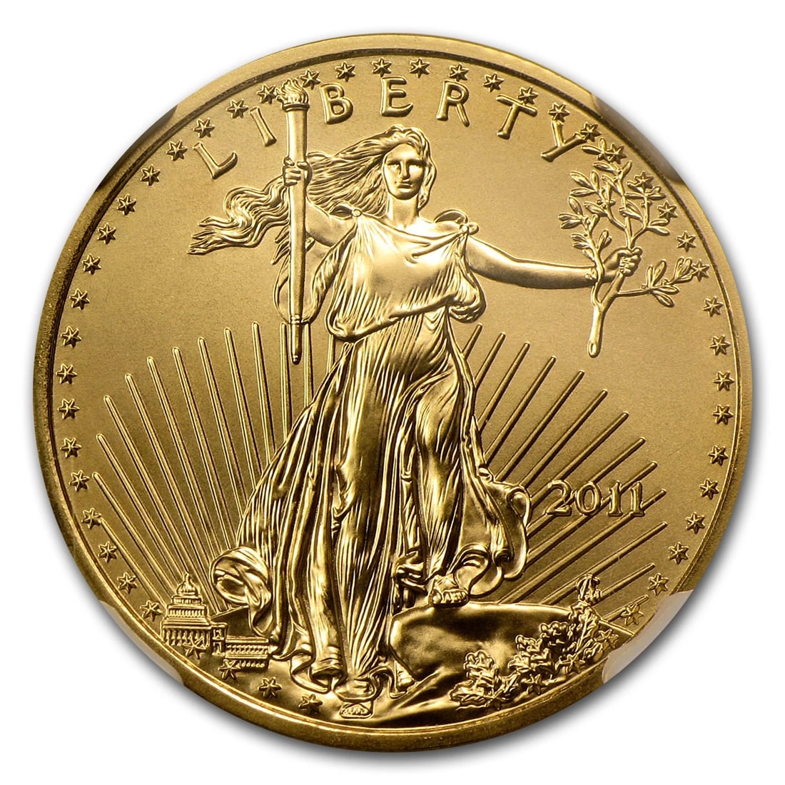2011 1/4 OZ AMERICAN GOLD EAGLE: 2011 1/4 oz American Gold Eagle Brand : US Mint Year : 2011 Denomination : $10.00 Fineness : 0.9167 Country of Origin/Country/Region of Manufacture : United States Coin : None Brand/Mint