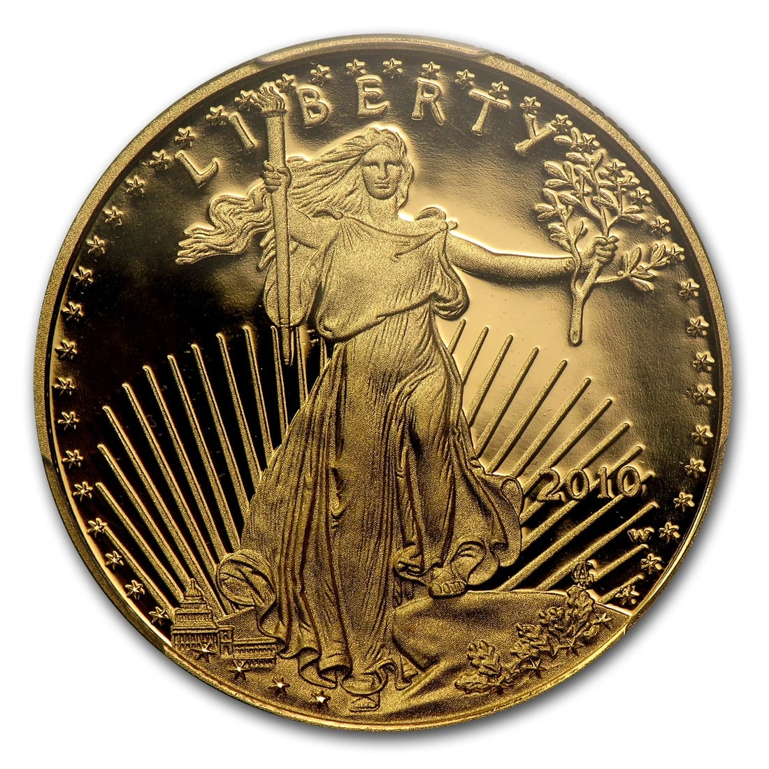 2010-W 1/2 OZ PROOF AMERICAN GOLD EAGLE DCAM: 2010-W 1/2 oz Proof American Gold Eagle DCAM Brand : US Mint Year : 2010 Denomination : $25 Fineness : 0.9167 Country of Origin/Country/Region of Manufacture : United States Coin : None B