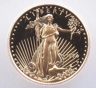 1994-W $5 AMERICAN GOLD EAGLE STRUCK (1 of 2)